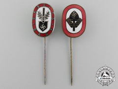 A Set Of Two Reichs Labour Service Stick Pins
