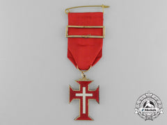 A Portuguese Military Order Of The Christ; Knight