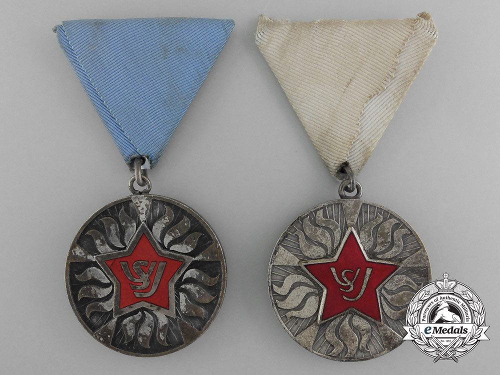 socialist_yugoslavia,_socialist_republic._two_firefighting"_fire_star"_medals;_silver_grade_c_6919