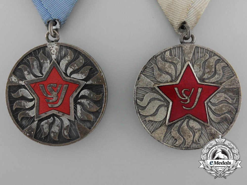 socialist_yugoslavia,_socialist_republic._two_firefighting"_fire_star"_medals;_silver_grade_c_6920