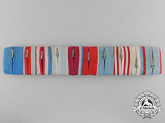 Serbia, Kingdom. The Ribbon Bar Attributed To King Alexander Obrenovitch