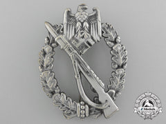 Germany, Wehrmacht.  An Early Infantry Badge In Tombak, Silver Grade