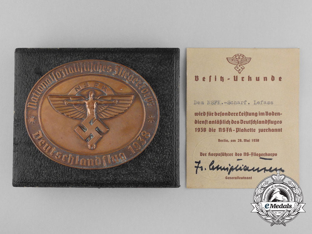 an_nsfk_award_medallion1938_with_award_document_and_case_c_8056