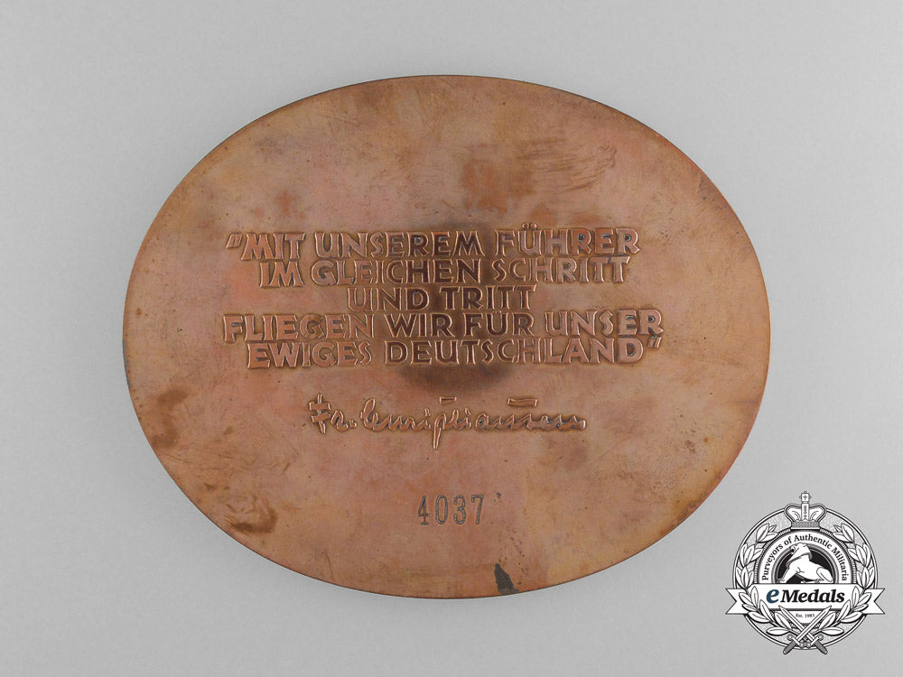 an_nsfk_award_medallion1938_with_award_document_and_case_c_8059