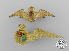 Two Second War South African Air Force Pilot’s Wings