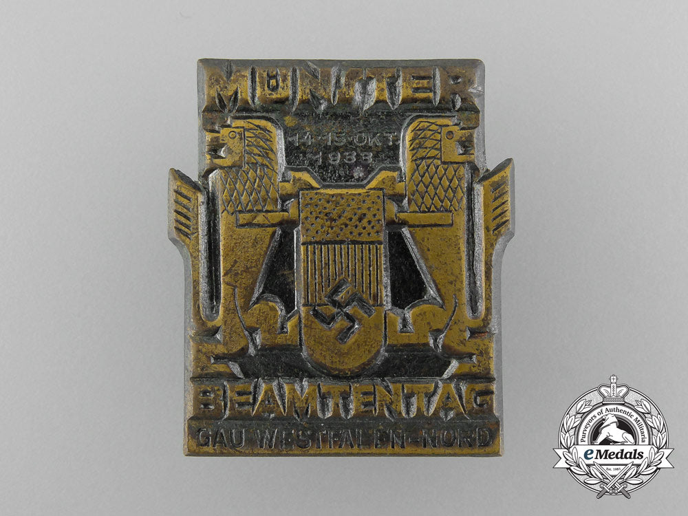 a1933_district_westfalen/_münster(_polizei-)_beamtentag_badge_c_8211_1