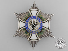 A Prussian House Order Of Hohenzollern; Commander Star By Godet