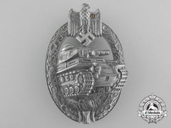 A Mint Silver Grade Tank Badge By Maker “As”