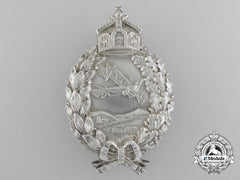 A First War German Imperial Pilot's Badge In "800" Silver