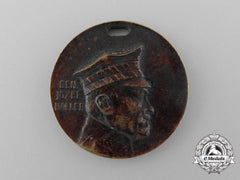 A 1923 Polish General Józef Haller Von Hallenburg Trip To America Medal