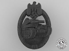 A Bronze Grade Tank Badge; Marked