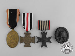 A Lot Of Four Imperial German Medals, Awards, And Decorations
