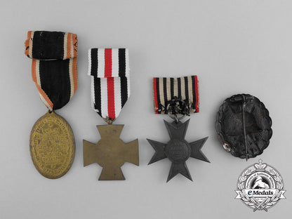 a_lot_of_four_imperial_german_medals,_awards,_and_decorations_c_9945