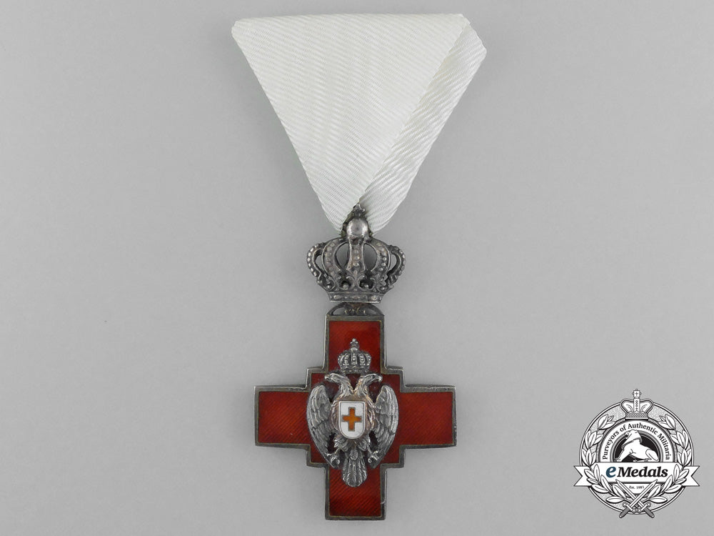 serbia,_kingdom._a_cross_of_the_red_cross_society_with_case_of_issue,_c.1915_c_9989
