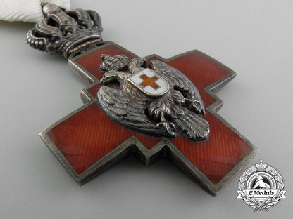 serbia,_kingdom._a_cross_of_the_red_cross_society_with_case_of_issue,_c.1915_c_9993