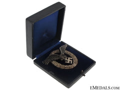 Cased Pilot's Badge - Juncker