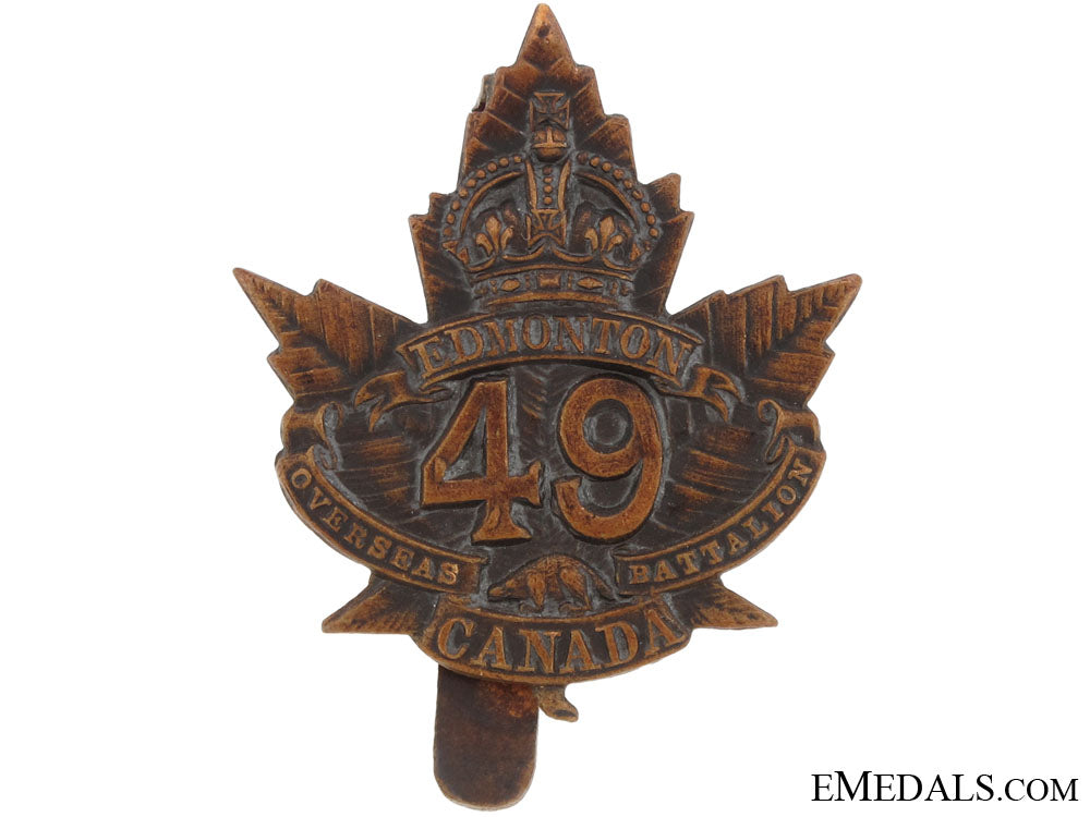 49_th(_edmonton)_overseas_battalion_cap_badge,_cef_cb765