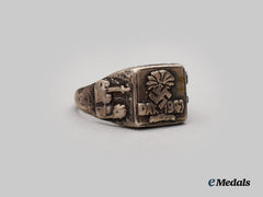 Germany, Wehrmacht. An Afrikakorps Commemorative Ring In Silver