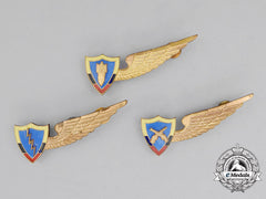 Three Colombian Air Force (Fac) Badges