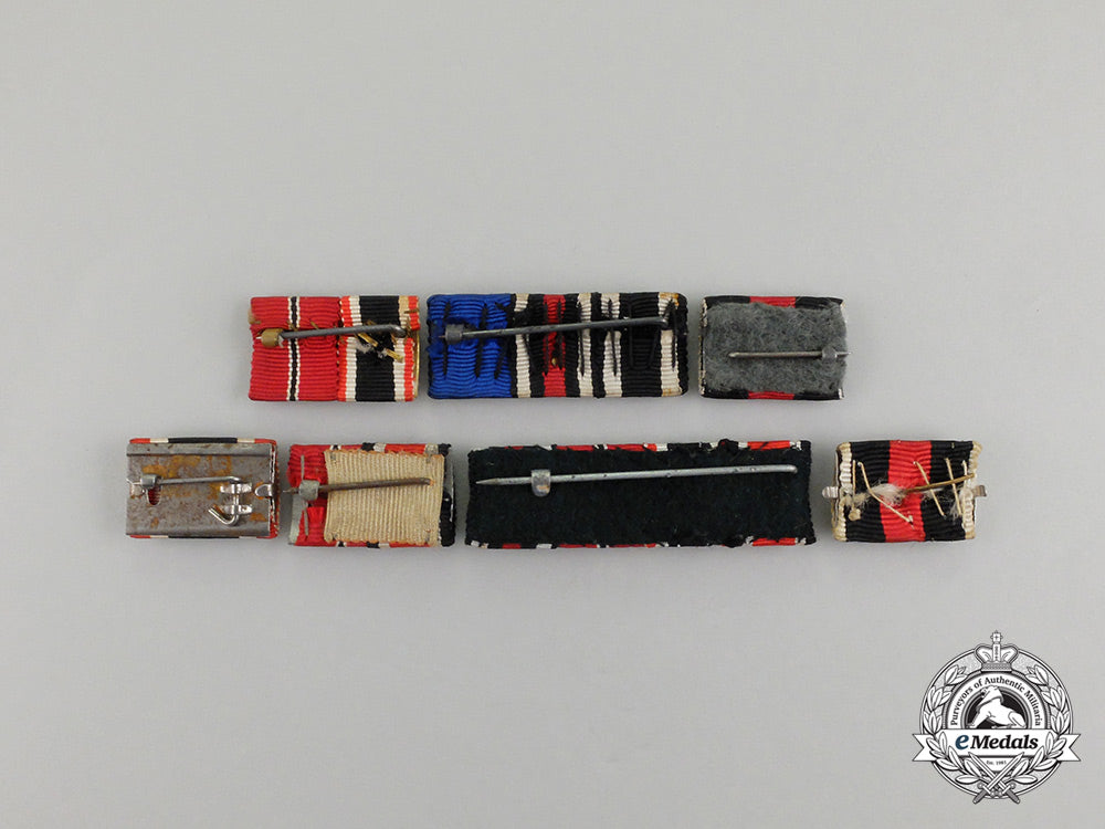 seven_first_and_second_war_german_medal_ribbon_bars_cc_2324