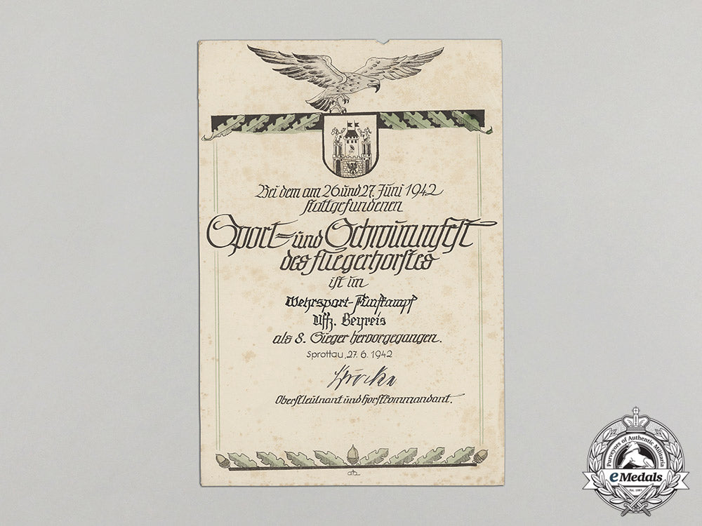 a_unique1942_airbase_sports_competition_document_to_nco_beyreis_cc_3524