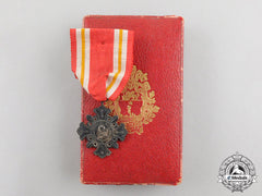 A Vatican Pro Ecclesia Et Pontiface, Silver Grade Cross, Cased, Pope St. Pius X (Giuseppe Sarto) Period (1903-1914)