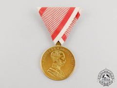 An Austrian Imperial First War Awarded Golden Bravery Medal 1915-18