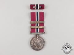 A New Zealand Police Long Service And Good Conduct Medal To Constable C. Snow 1942