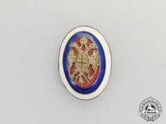 Serbia. An Officer's Cap Badge C.1900