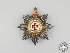 A Fine Portuguese Military Order Of Christ; Breast Star By Kretly Of Paris