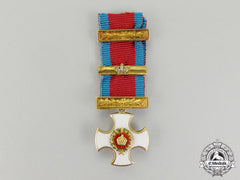 Great Britain. A Miniature Gold Distinguished Service Order With Bar