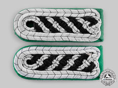 Germany, Reich Polizei. A Pair Of Schutzpolizei Meister Shoulder Boards