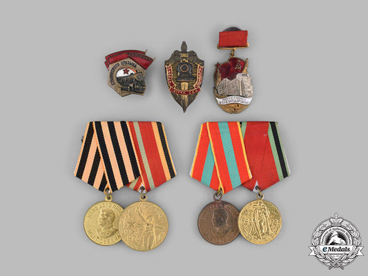 russia,_soviet_union._a_lot_of_four_medals_and_awards_ci19_0212_1_1