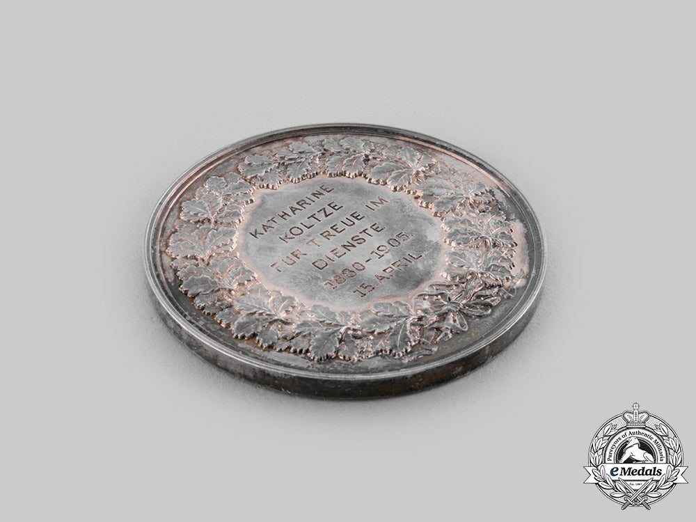 lübeck,_free_city._a_silver_table_medal_for_loyal_service,_c.1905_ci19_0511_1
