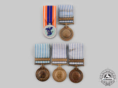 Canada, Commonwealth. Five Korean War Medals