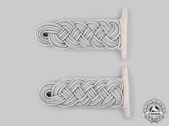 Germany, Heer. A Pair Of Major Shoulder Boards For Summer White Uniform