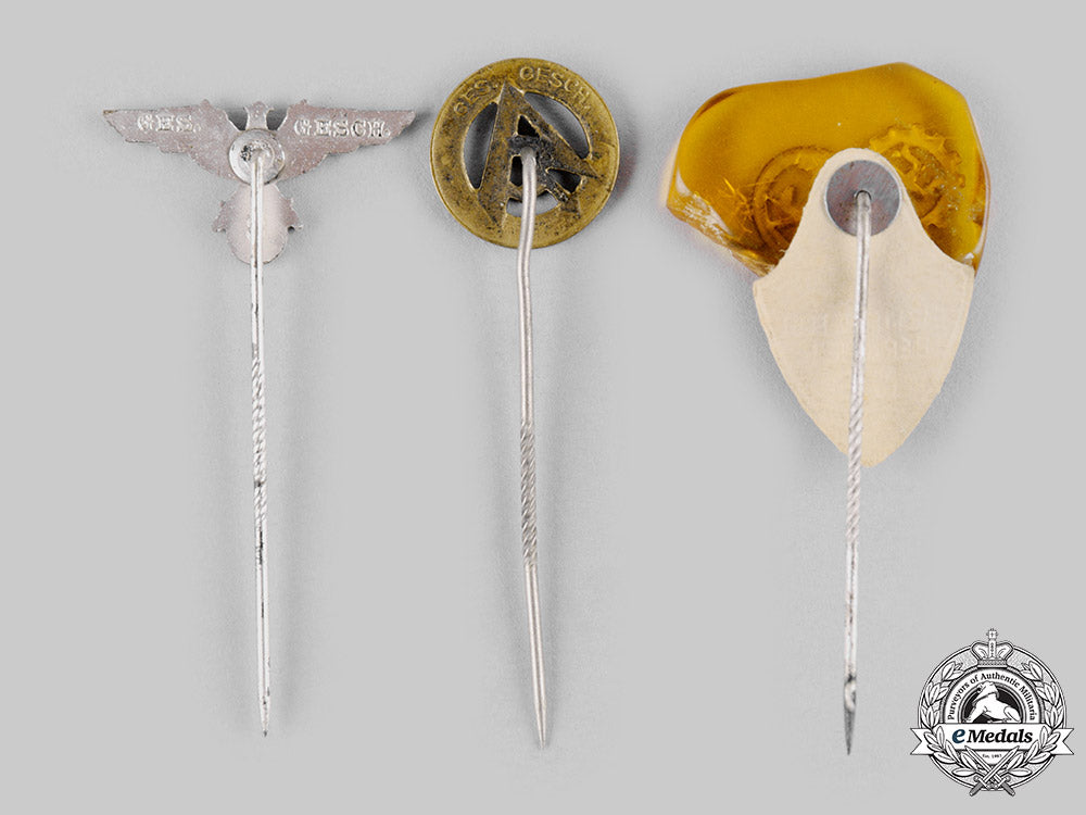 germany,_third_reich._a_lot_of_third_reich_organization_stick_pins_ci19_1012
