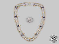 Sweden, Kingdom. An Order Of The North Star, Commander Grand Cross Collar Chain & Star, C.1890