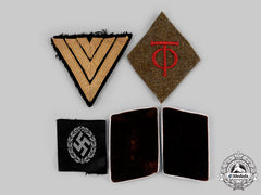 Germany, Third Reich. A Lot Of Cloth Insignia