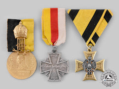 Austria, Empire. Three Medals & Decorations