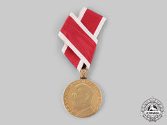 Croatia, Independent State. An Extremely Rare Ante Pavelić Bravery Medal In Gold, By Teodor Krivak, Varaždin