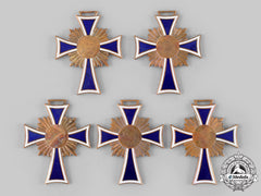 Germany, Third Reich. A Lot Of Factory Unfinished Honour Crosses Of The German Mother, Bronze Grade
