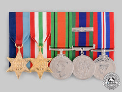 Canada. A Second War Veteran's Group Of Five