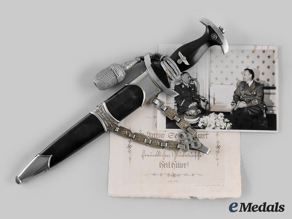 Germany, Ss. A Model 1936 Chained Ss Leader's Dagger Belonging To