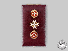 United Kingdom. An Order Of St. John Lapel Badge & Cufflinks Pair, By Spink