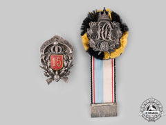 Bavaria, Kingdom. A Pair Of Regimental Badges