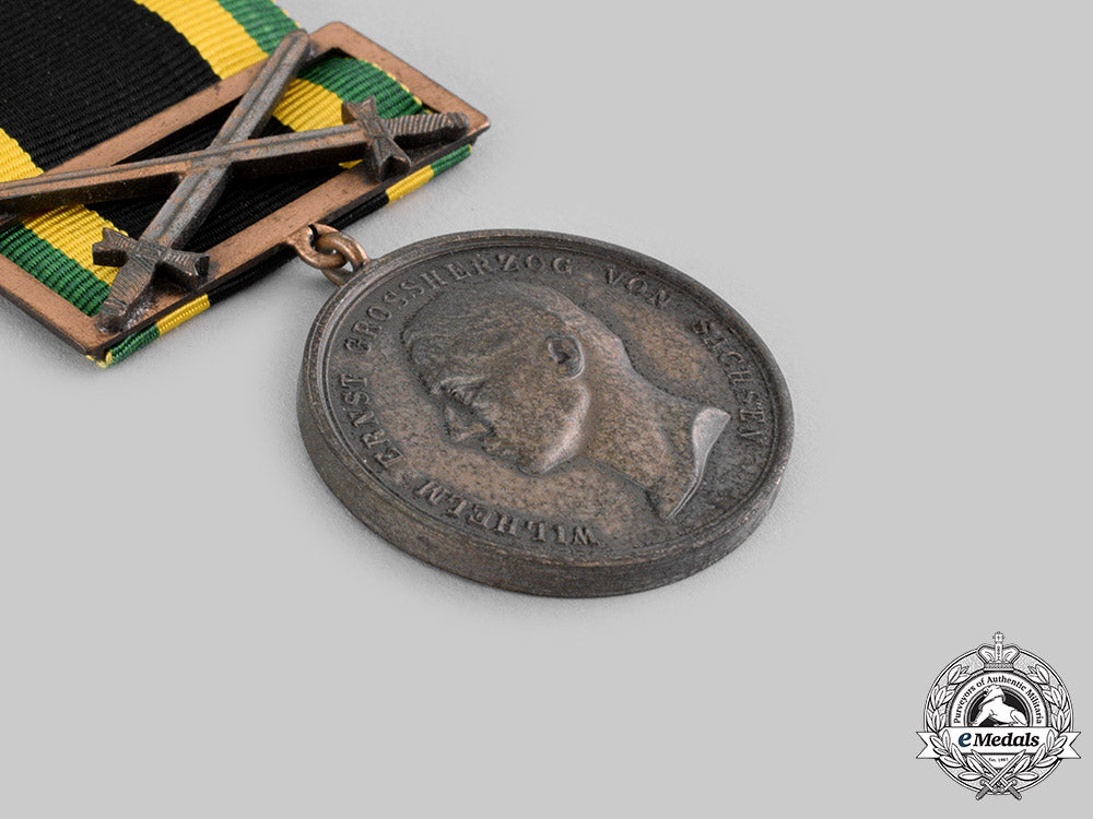 saxe-_weimar,_grand_duchy._a_general_honour_decoration,_bronze_grade,_with_clasp,_c.1916_ci19_4537