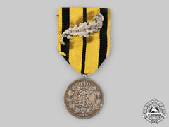 Saxony, Kingdom. A Friedrich August Medal In Silver With World War Clasp