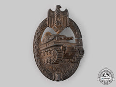 Germany, Wehrmacht. A Panzer Assault Badge, Bronze Grade, By Adolf Schwerdt