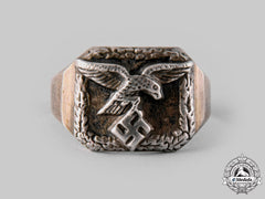 Germany, Luftwaffe. A Silver Luftwaffe Commemorative Ring